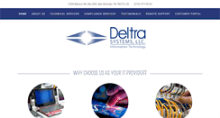 Desktop Screenshot of deltrasystems.com