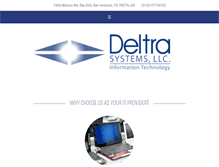 Tablet Screenshot of deltrasystems.com